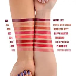 Помада для губ Callista Lips Favorite Longwearing Lipstick відтінок 302 Planet Red 4 г - мініатюра 3