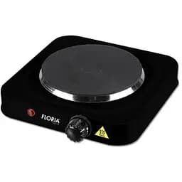 Настільна плита Floria ZLN2829 чорний, 1500 Вт, електрична, чавун, механічне керування, діаметр поверхні нагріву 18,5 см, захист