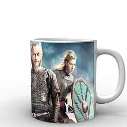 Кухоль GeekLand Вікінги Vikings Ролло, Рагнат, Лагерта VK.02.001 330 мл білий