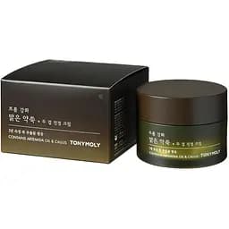 Крем для обличчя Tony Moly Ganghwa Pure Artemisia Two Layering Calming Cream, з екстрактом полину, 64 мл - мініатюра 2