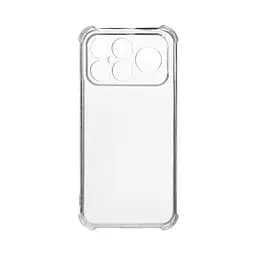 Прозрачный чехол для Xiaomi Poco F8 Ultra с защитой камеры и усиленными бортами, тонкий, силиконовый, бесцветный, ударостойкий, противоударный бампер c закрытой камерой, ArmorStandart (ARM89264)