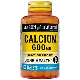 Кальций Mason Natural 600 мг 100 таблеток