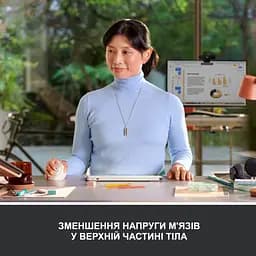 Мишка Logitech Lift Vertical Ergonomic Wireless/Bluetooth White (910-006475) - мініатюра 4
