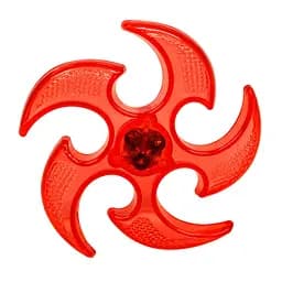 Літаючий бумеранг SB2306Red гума, зі світлом, 15 см, у пакеті