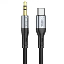Кабель Hoco UPA22 Type-C silicone digital audio conversion cable Black
