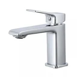 Змішувач для умивальника литий вилив хром Frap F1084 Хром