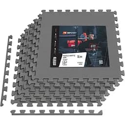 Мат-пазл Hop-Sport EVA HS-A010PM 1 см 6 частей серый