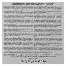 Кава в капсулах Carraro Dolce Gusto Puro Arabica, 16 капсул - мініатюра 2