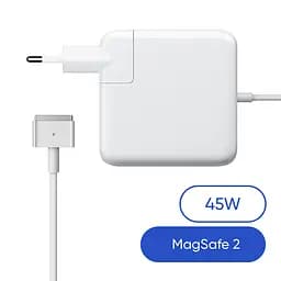 Зарядний пристрій для макбука 45W, MagSafe 2 (T-tip), білий блок живлення, зарядний пристрій для ноутбука + магнітний кабель, швидка зарядка, адаптер живлення Apple MacBook (ARS31320)