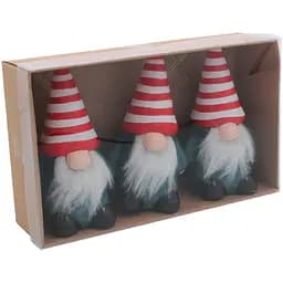 Прикраса-підвіска Chomik Гном 6.5 см мікс 3 шт. (BIK7274)