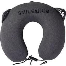 Подушка для шеи Smile&Hug U-образная темно-серый HP-56-14B