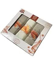 Набір 3 вафельні рушники кухонні 40х60 см LUX 3D BREAD різнобарвний TC303375768