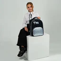 Рюкзак шкільний каркасний Kite Education Black&Silver (K26-556M-2) - мініатюра 16