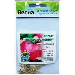 Насіння Весна Томат Мікадо рожевий Зіпер 0.5 г (11830)