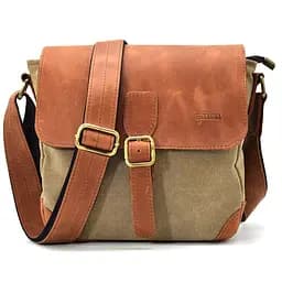 Чоловіча шкіряна сумка через плече TARWA 25х26х8.5 см sum0025893