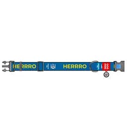 Нашийник для собак Waudog Nylon з QR паспортом, Патрон, пластиковий фастекс, XXL, 46-70х3,5 см - мініатюра 2