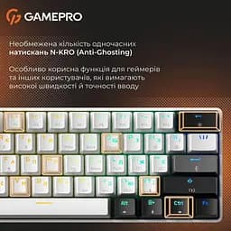 Клавіатура GamePro Genesis Infinity MK130 (MK130BW) - мініатюра 10