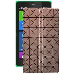 Чохол StatusCASE з екошкіри для планшету Nokia XL Коричневий ромб