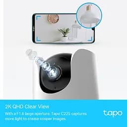 IP-Камера Tapo C225 3MP N300 microSD motion detection 360° mic TP-Link teh0016036 - мініатюра 5