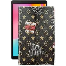 Чохол StatusCASE з екошкіри для планшету Samsung Galaxy Tab A 10.1 2019 (T510, T515) Луі-Вітон-коричневий