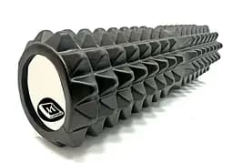 Массажный ролик EasyFit Grid Roller 45 см v.2.2 Черный (EF-2028-BK)
