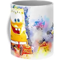 Кухоль GeekLand SpongeBob SquarePants  акварель SB 02.16 330 мл білий - мініатюра 2