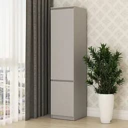 Пенал закрытый с полками MebelStar Нео 2Д 50x50x210 см Серая мышка (MBS-1175)