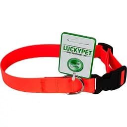 Ошейник из водонепроницаемой ленты Lucky Pet, 28-42х1,6 см, оранжевый