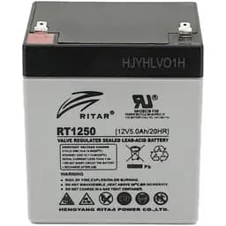 Акумулятор Ritar AGM 12V (12V/5Ah/60Wh) (RT1250) [125664] - мініатюра 2