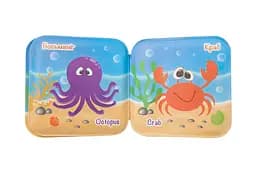 Іграшка-книжка для ванни Baby Team Морські мешканці (8740) - мініатюра 6