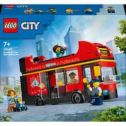 Конструктор LEGO City Червоний двоповерховий екскурсійний автобус 384 деталі (60407)