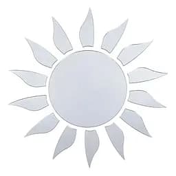 Дзеркальний декор Wall Sticker SW-00002501 акриловий самоклеючий 15 шт. срібло