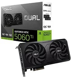 Відеокарта ASUS RTX 5060 Ti 16GB Dual OC EVO (DUAL-RTX5060TI-O16G-EVO) (GDDR7, 128 bit, PCI-E v5.0 x8) - мініатюра 12
