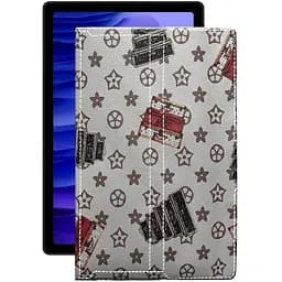 Чохол StatusCASE з екошкіри для планшету Samsung Galaxy Tab A7 10.4 2020 (T505) Луі-Вітон-білий