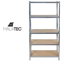 Стелаж металевий Malatec 23768 180x90x40 см, 5 поліць, 875 кг, для гаража - мініатюра 2