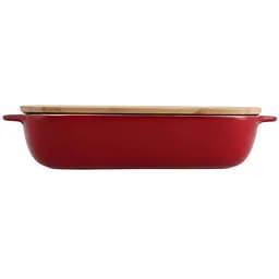 Форма для випічки KitchenAid з кришкою 26х15.5х6.5 см 0.9 л червона (CC006104-001) - мініатюра 2
