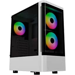 Корпус GAMDIAS TALOS E3 CG WH без БЖ White (4711514501209)