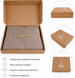 Постільна білизна Love You Варена бавовна мокко євро (ly62037) - мініатюра 6