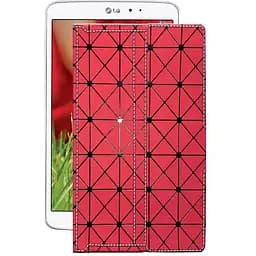 Чехол StatusCASE из экокожи для планшета LG G Pad 8.3 v500 Красный ромб