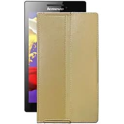 Чехол StatusCASE из экокожи для планшета Lenovo Tab 2 A7-10 Бежевый