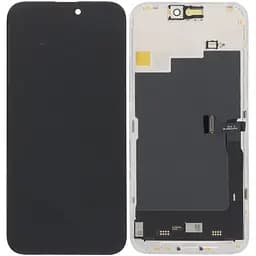 Дисплей iPhone 15 Pro Max чорний OLED, OEM Soft DD