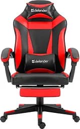 Крісло ігрове Defender Cruiser, 50мм, Клас 4, підніжка, Black/Red (64344) - мініатюра 5