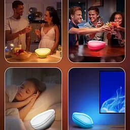 Настільний світильник SAL-009B Bluetooth USB interface with app White - мініатюра 8