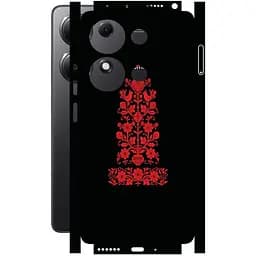 Захисна плівка StatusSKIN для Xiaomi Redmi Note 13 Pro 4G Корпус Вініл Вишиванка 1