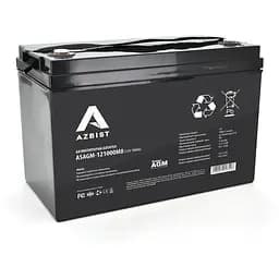 Аккумулятор AZBIST Super AGM ASAGM-121000M8, Black Case, 12V 100.0Ah ( 329 x 172 x 215 ) Q1/36