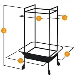 Клітка для птахів Ferplast EXPERT 100 р. 124.5 x 100 x h 156 cm - мініатюра 2