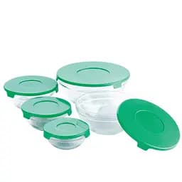 Набір ємностей скляних Renberg LeJardin Comfort 10 предметів (RB-4419-GR)