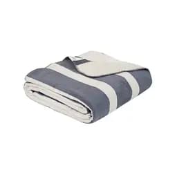 Плед Lotus Home - Infinity Stripe серый 200x220