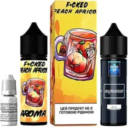 Набор компонентов для самозамеса органической заправки Fucked Lab Mix 60 мл 0-3 мг Peach Apricot Персиковый абрикосовый чай (15555)