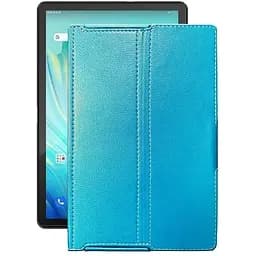 Чехол StatusCASE из экокожи для планшета Blackview Tab 10 Pro Голубой